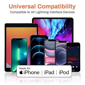 Pbuddy iPhone Charger Cable, 3Pack 1M USB-A to Cable, Premium iPhone Cable Compatible with iPhone 13/13 Pro/13 Pro Max/Mini/12/12 Pro/11/X/8/7/6/5s/SE/iPad Pro/iPod Pbuddy iPhone Charger Cable, 3Pack 1M USB-A to Cable, Premium iPhone Cable Compatible with iPhone 13/13 Pro/13 Pro Max/Mini/12/12 Pro/11/X/8/7/6/5s/SE/iPad Pro/iPod